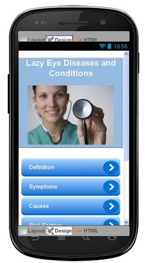 Lazy Eye Disease Symptoms