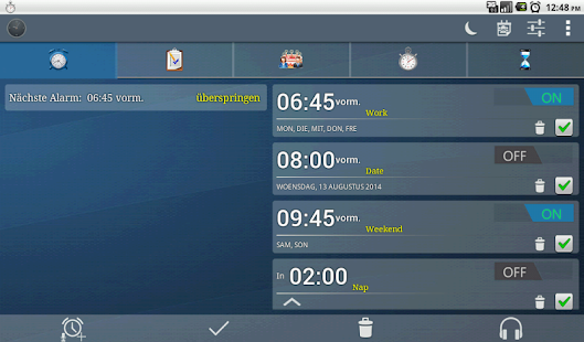 Wecker Alarm Plus Millenium apk cracked download - screenshot thumbnail