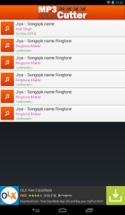 MP3 Ringtone Cutter FREE Screenshots 1