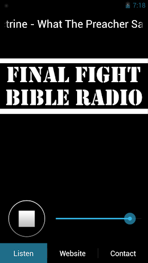 Final Fight Bible Radio