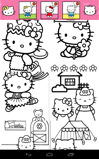 【免費教育App】Hello Hello Kittys Coloring-APP點子