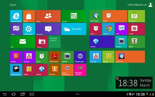 Windows 8 Metro Launcher - screenshot thumbnail