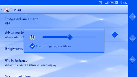 Sparkle Blue 2 Xperien Theme poster 11