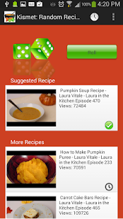 Kismet: random recipes