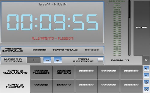 Android application Time Training Pro screenshort
