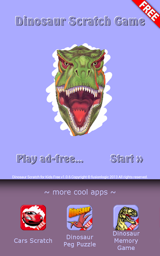 Dinosaur Scratch for Kids Free