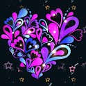 Sparkling Purple Heart Live Wa logo