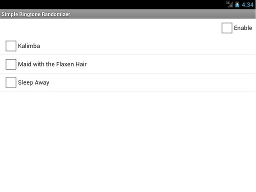 Simple Ringtone Randomizer