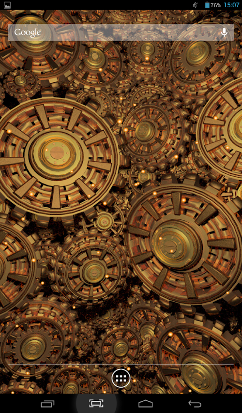 Android application Gears of Gold 2 Live Wallpaper screenshort