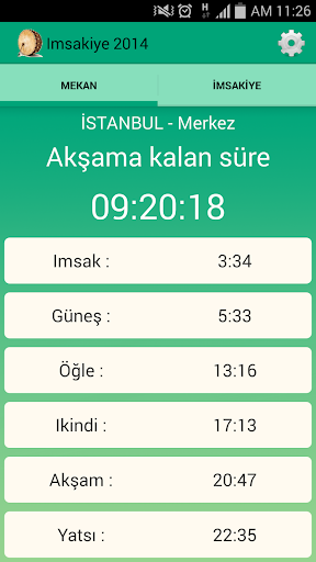 İmsakiye