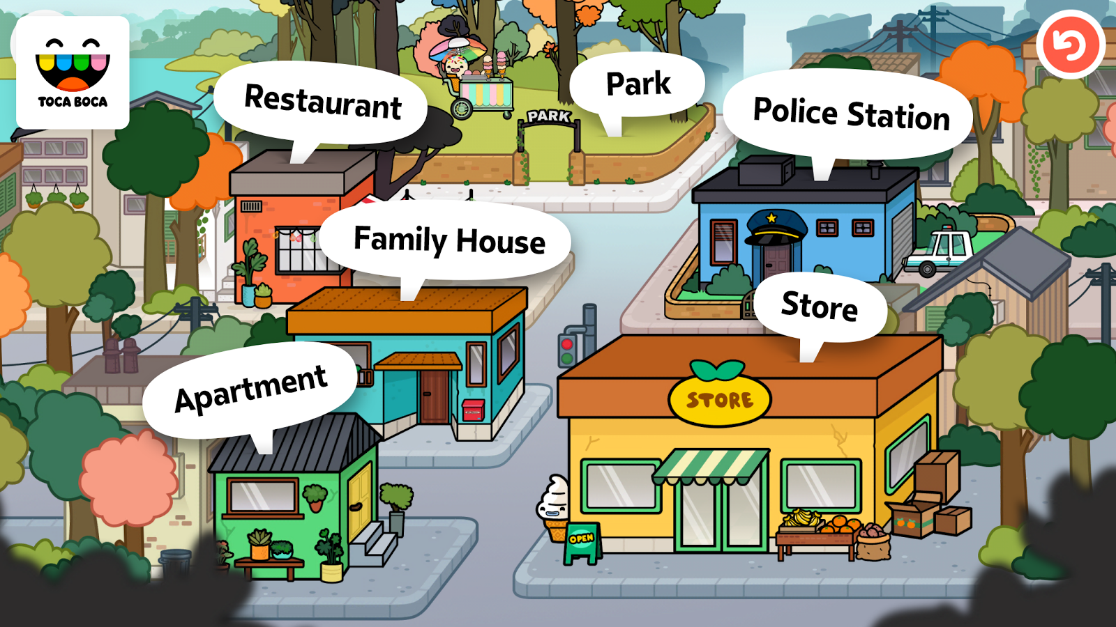 Toca Town - screenshot