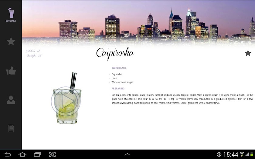 Cocktail Academy, Video Guide Screen 3