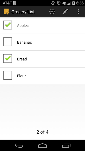 Grocery List