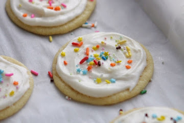 Soft Frosted Sugar Cookies
