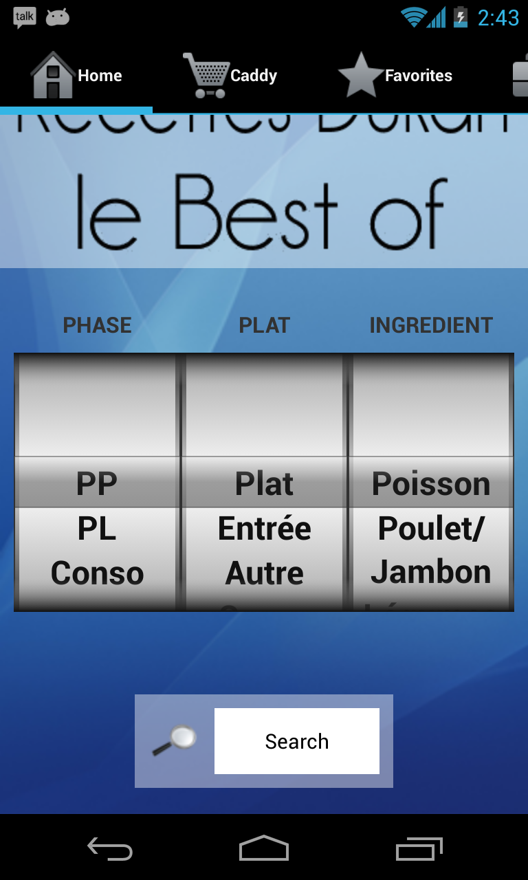 Recettes Dukan, le Best Of Screen 1