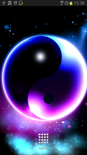 Ying Yang Neon LWP Animated