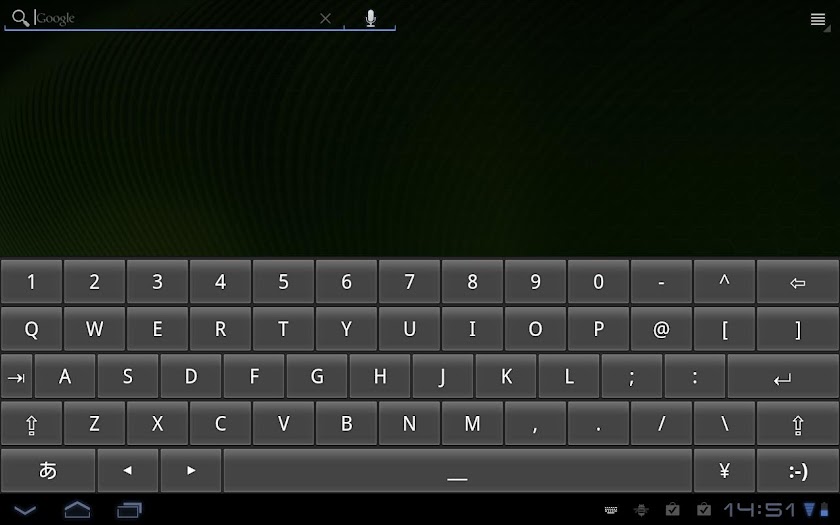 OpenWnn QWERTY Screen 3