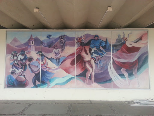 Mural Tradicion Altiplanica - UTA - Arica 