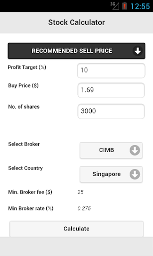 【免費財經App】SG stock calc-APP點子