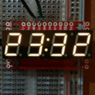 7seg Clock for Wear