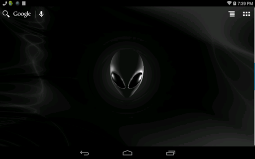 Grey Alien Head Wallpaper