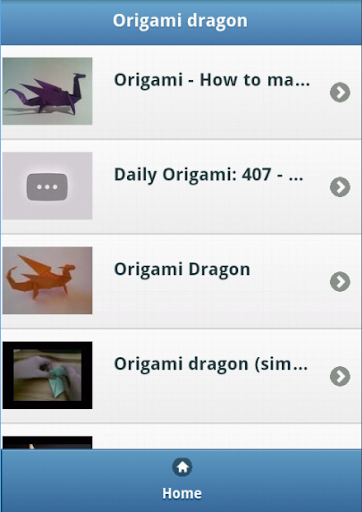 Origami dragon Video