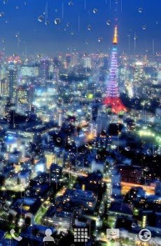 雨の夜景のライブ壁紙 Androidアプリ Applion