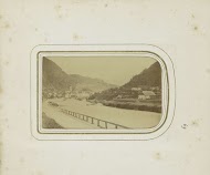 Gezicht op Lend en de rivier de Salzach