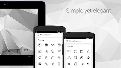 Minimalistic Icons | Black poster 7