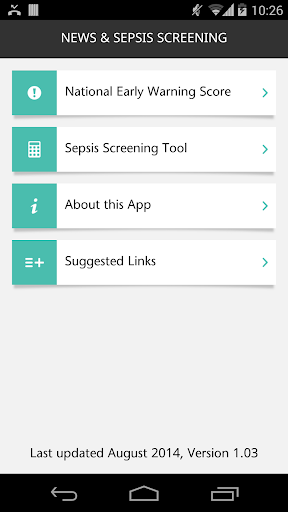 NEWS SEPSIS SCREENING