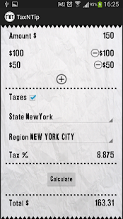 USA Tax & Tip Screenshots 2