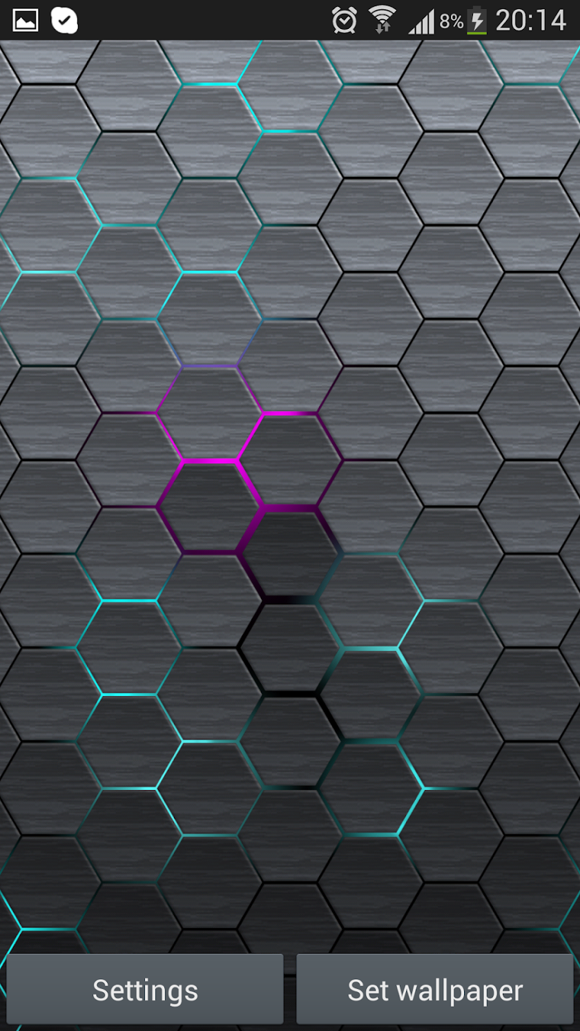 Honeycomb 2 LIve Wallpaper Screen 2
