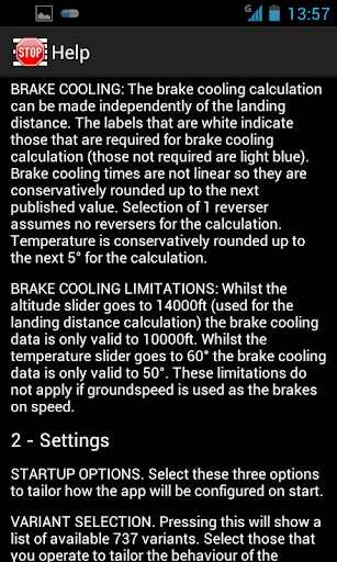 【免費工具App】B737 Stopping Data-APP點子