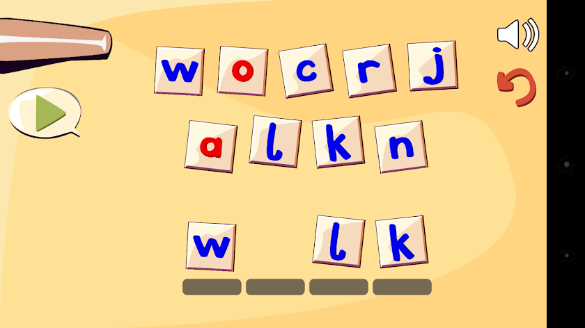 Spelling Fridge Screen 3