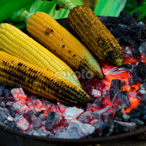 Burnt Corn by Aditya Bugadi - Food & Drink Cooking & Baking