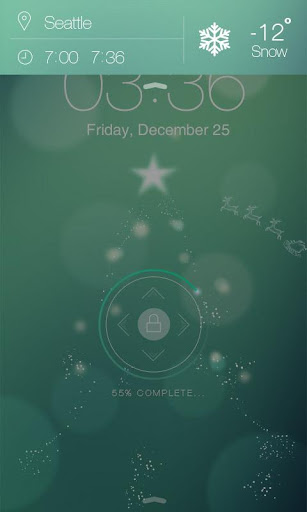 【免費個人化App】Christmas Live Wallpaper Lock-APP點子