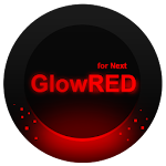 Cover Image of ดาวน์โหลด Next Launcher Theme GlowRed 1.3.9 APK