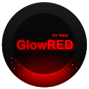 Next Launcher Theme GlowRed mobile app icon