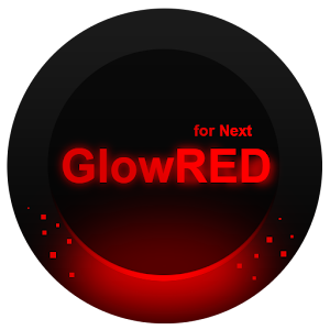 Next Launcher Theme GlowRed 個人化 App LOGO-APP開箱王