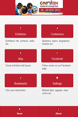 CORMITEX 2012 Info App
