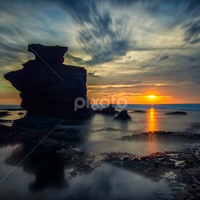 Melasti in Golden Hour by Om Kas - Landscapes Sunsets & Sunrises