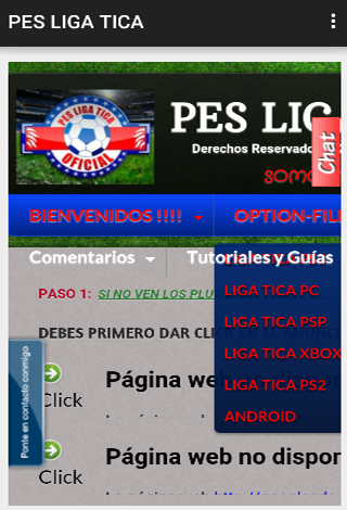 PES LIGA TICA