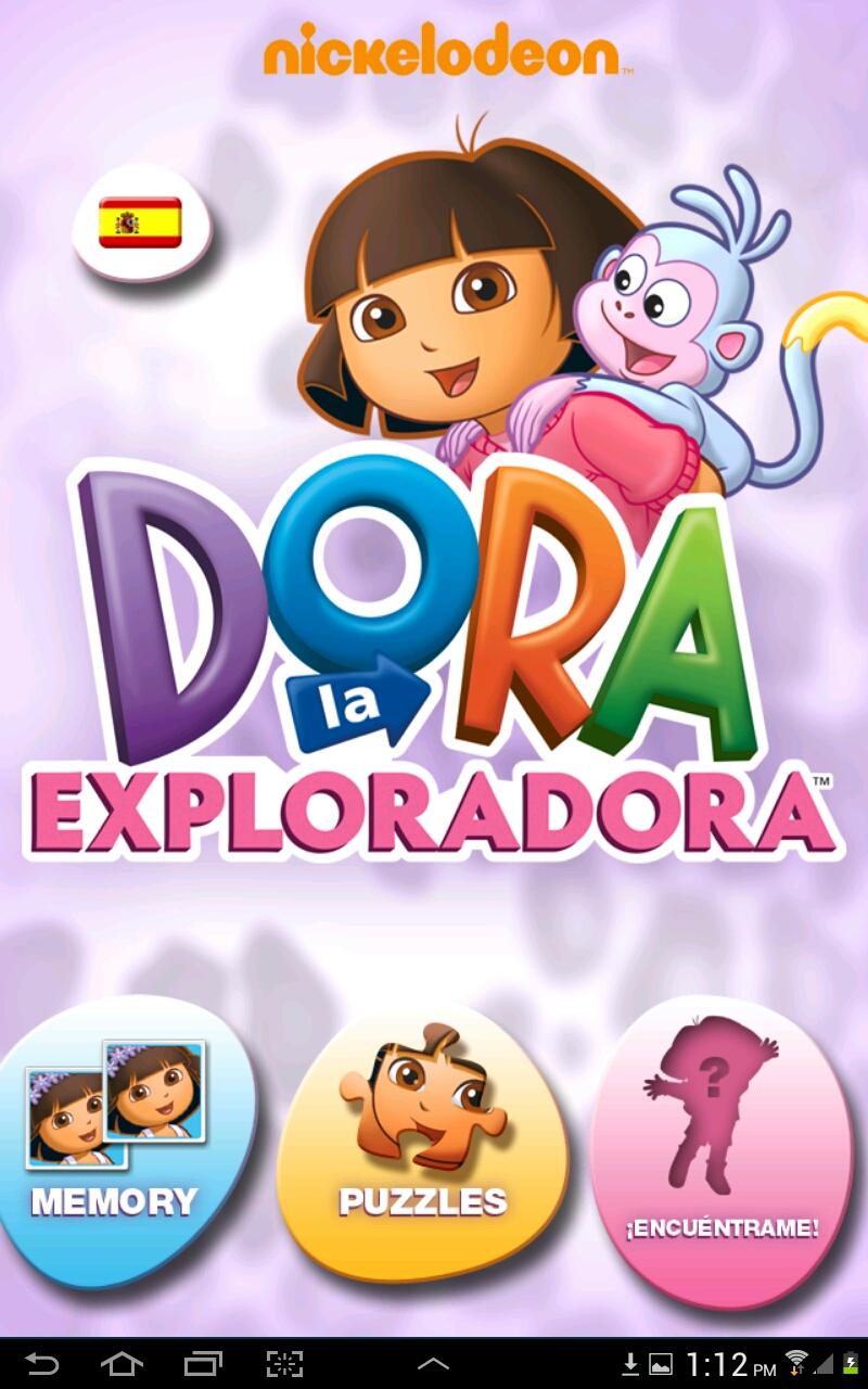 Android application Playtime With Dora screenshort