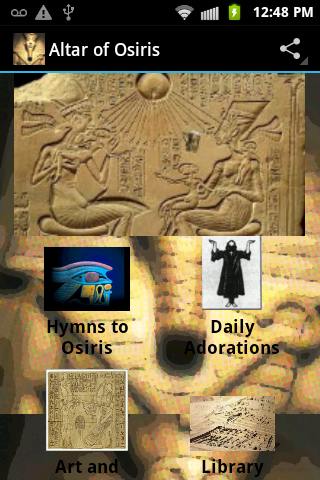 Android application Magick of Osiris screenshort
