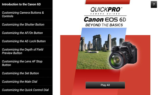 Guide to Canon 6D Beyond