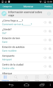 Francés Vídeo Diccionario Screen 2