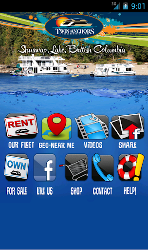 【免費旅遊App】Twin Anchors Houseboats-APP點子