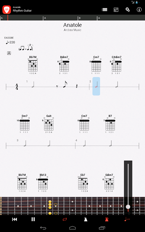 Guitar Pro - screenshot