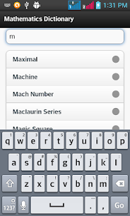 Mathematics Dictionary Screenshots 1