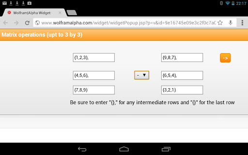 Matrix Operations Calculator